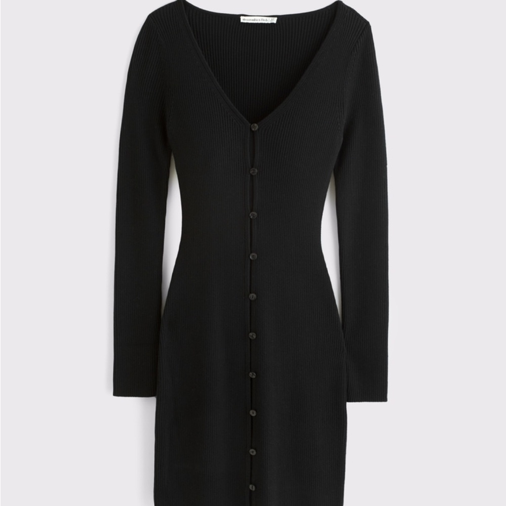 Abercrombie Black Sweater Dress. NEW WITH TAGS